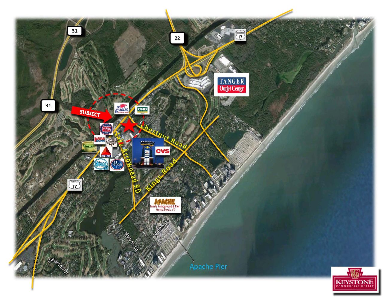 Magnolia Town Center Outparcel: Chestnut Road, Myrtle Beach, SC 29572